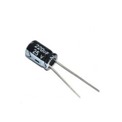 220uf 25V Electrolytic Capacitor